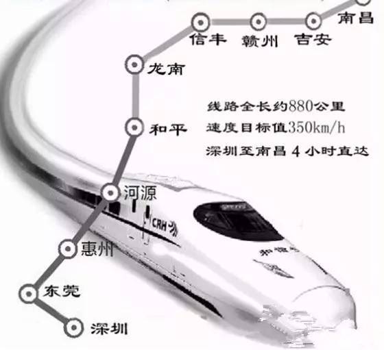 贛深高鐵最新線路圖，速度與時(shí)代的交響樂(lè)章