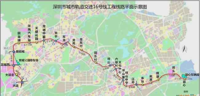 深圳地鐵16號線最新線路圖，城市發(fā)展的脈絡(luò)與未來展望